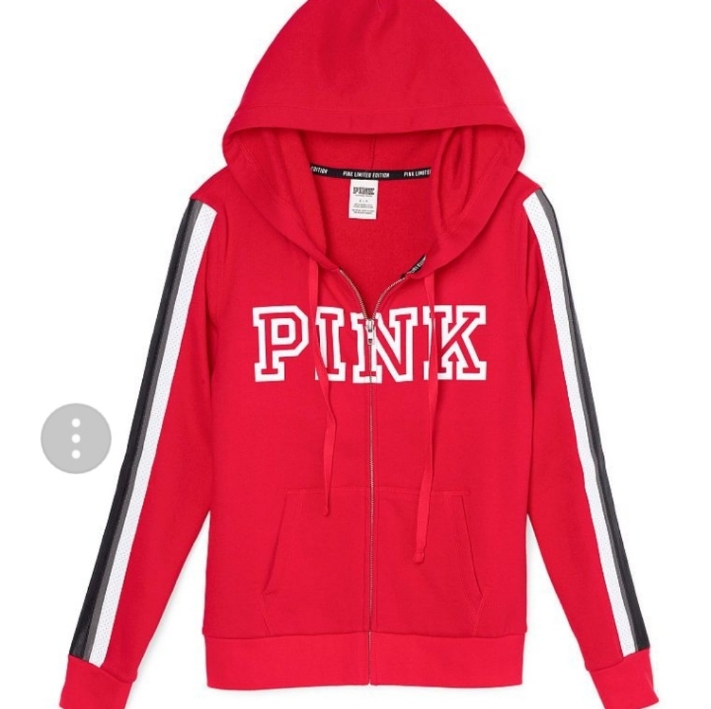 Limited edition pink by victoria secret full zip